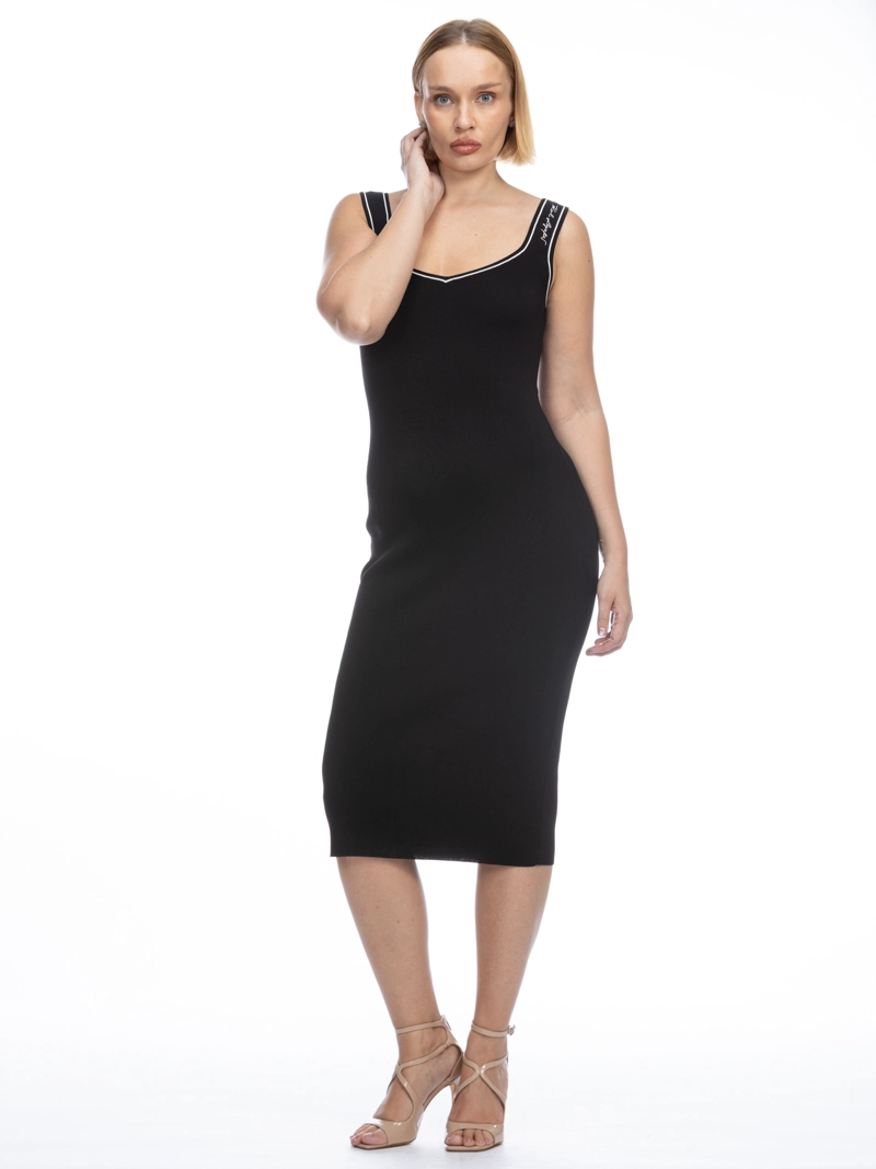 VESTIDO DE PUNTO CON LOGO - 2