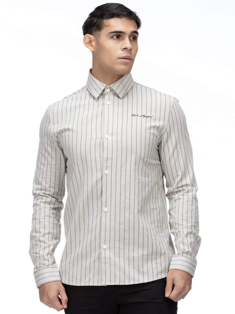 CAMISA DE LINO CON MEZCLA DE ALGODON - 1