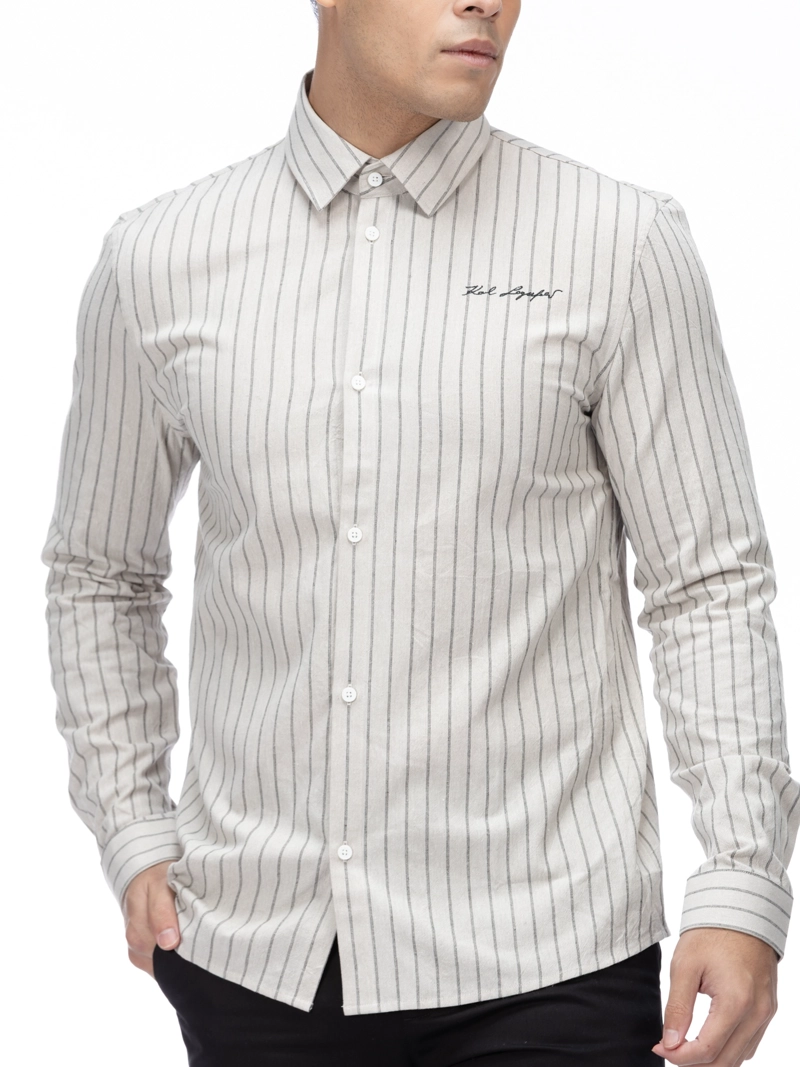 CAMISA DE LINO CON MEZCLA DE ALGODON - 5