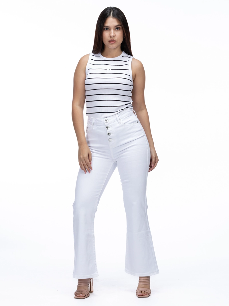 POLERA SIN MANGAS A RAYAS IKON - 2