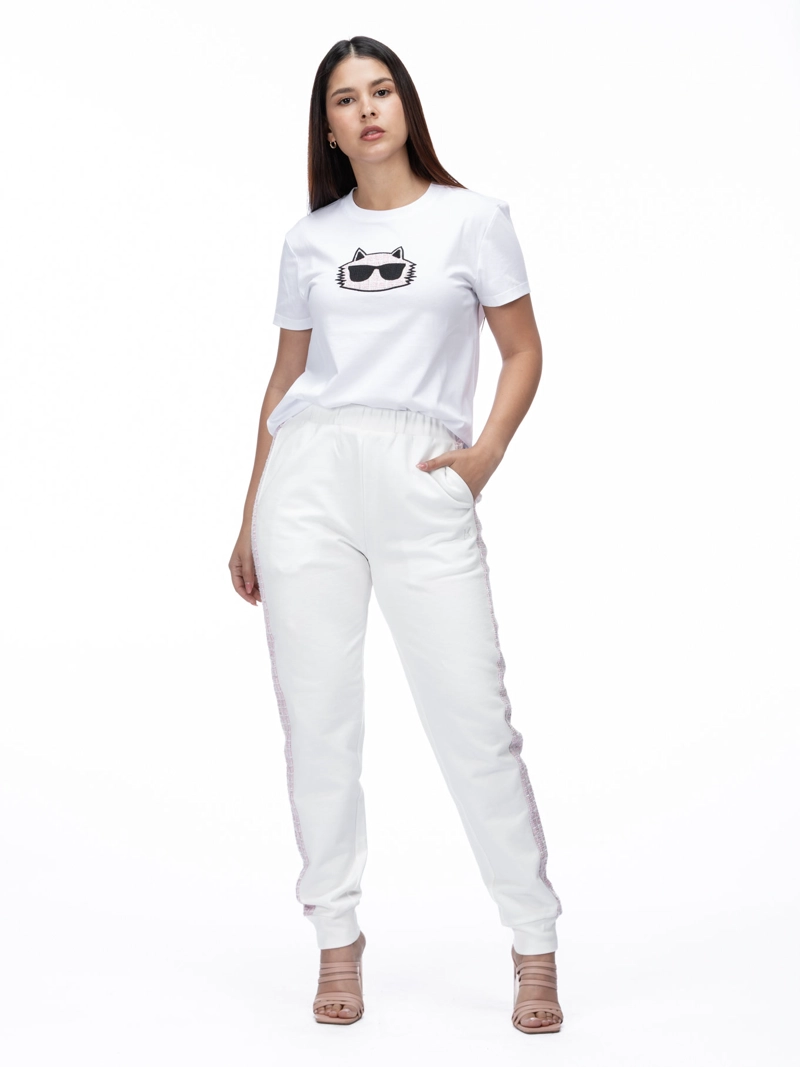 PANTALON DE FELPA CON DETALLE DE BOUCLE - 1