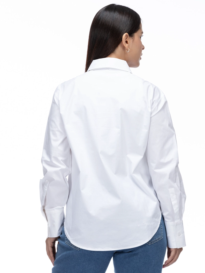 BLUSA DE POPELIN CON BOTONES K - 4