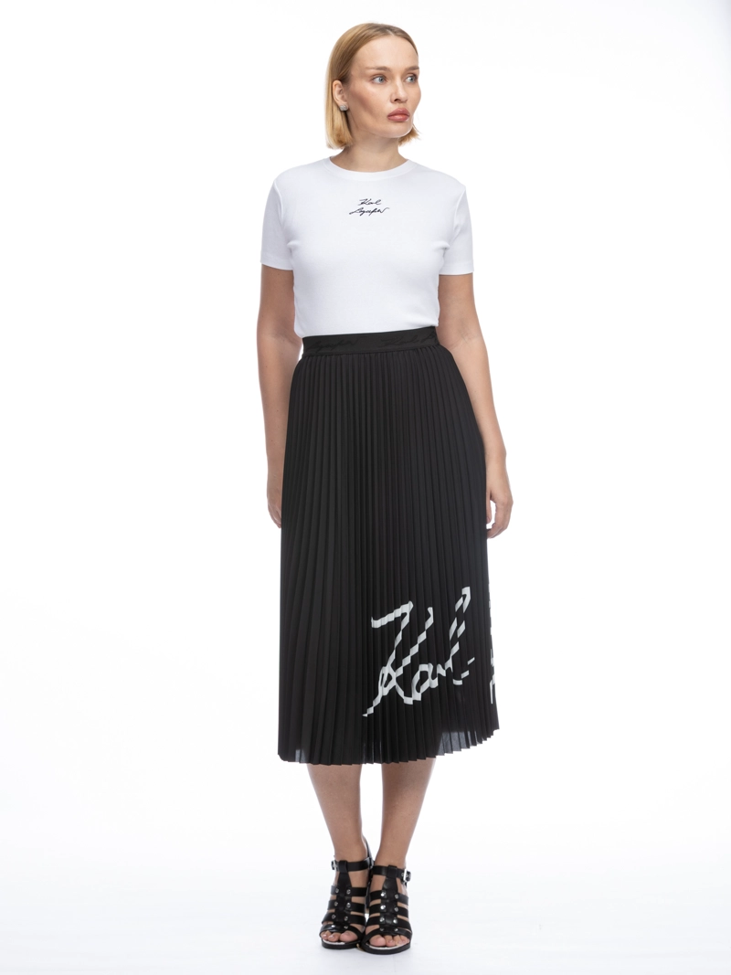 FALDA PLISADA CON LOGO - 1