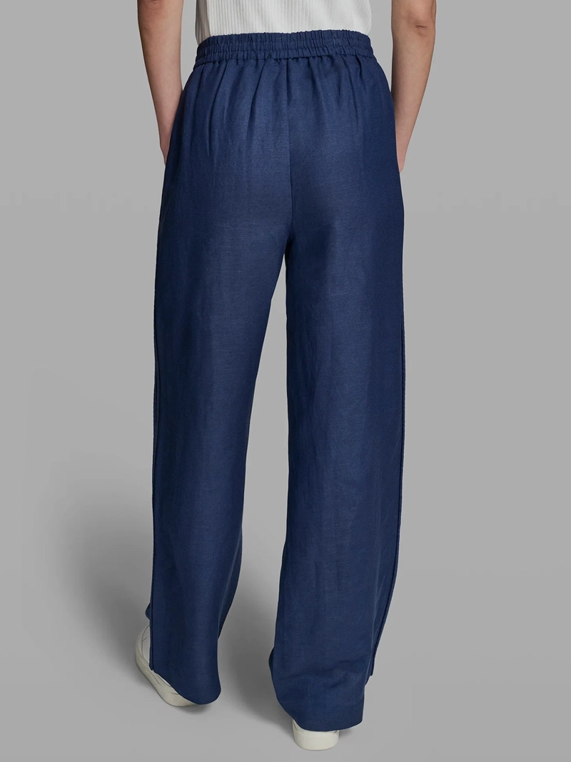 PANTALON DE LINO CON CORDON - 4