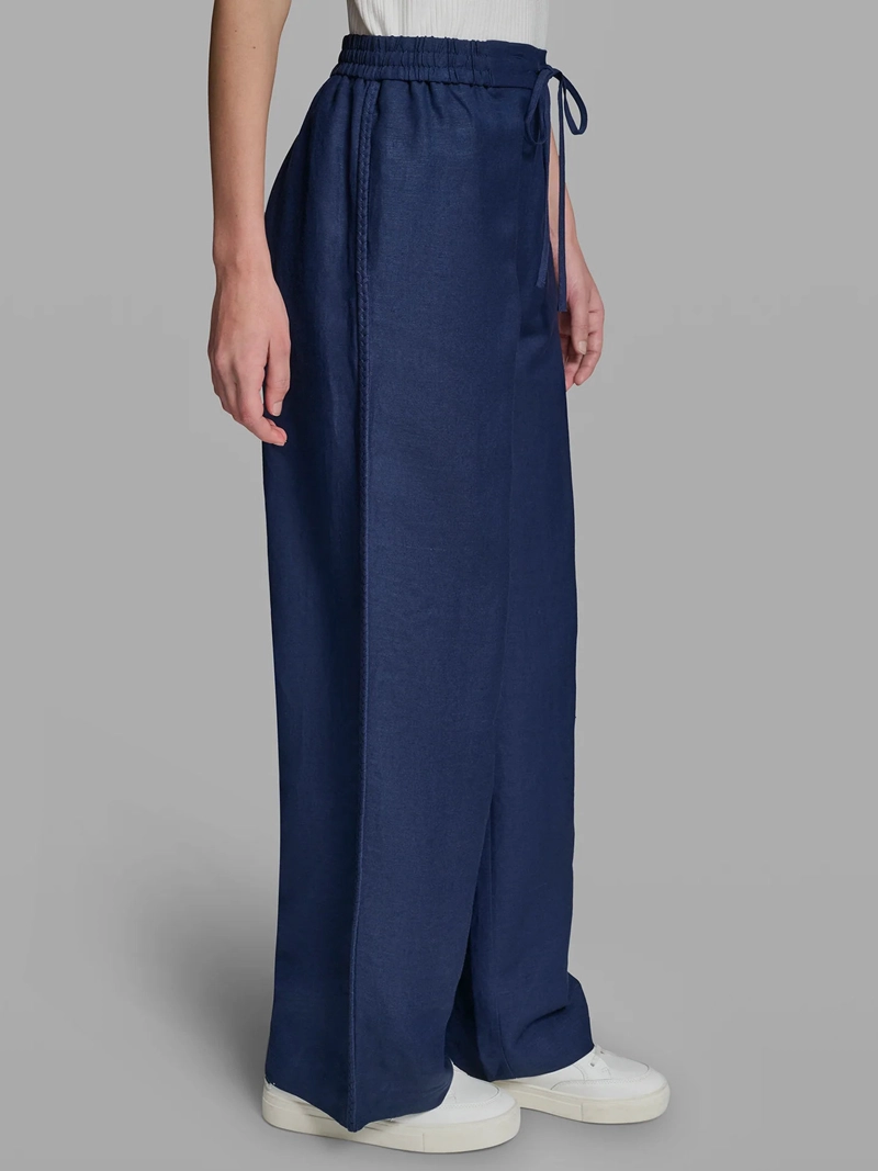 PANTALON DE LINO CON CORDON - 5