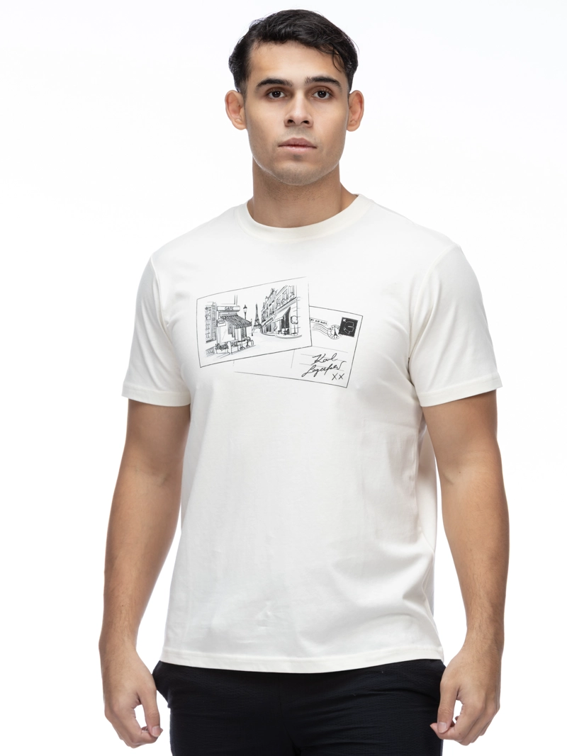 POLERA CON ESTAMPADO DE POSTAL DE PARIS - 1