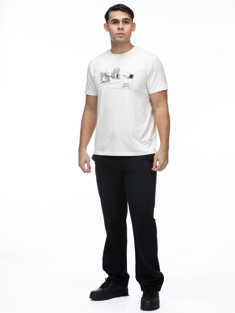 POLERA CON ESTAMPADO DE POSTAL DE PARIS - 2