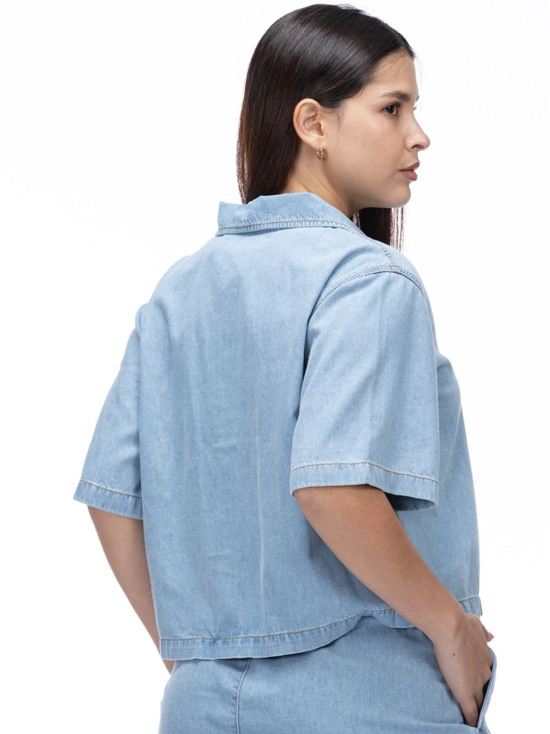 CAMISA DENIM CON BOTONES K - 5