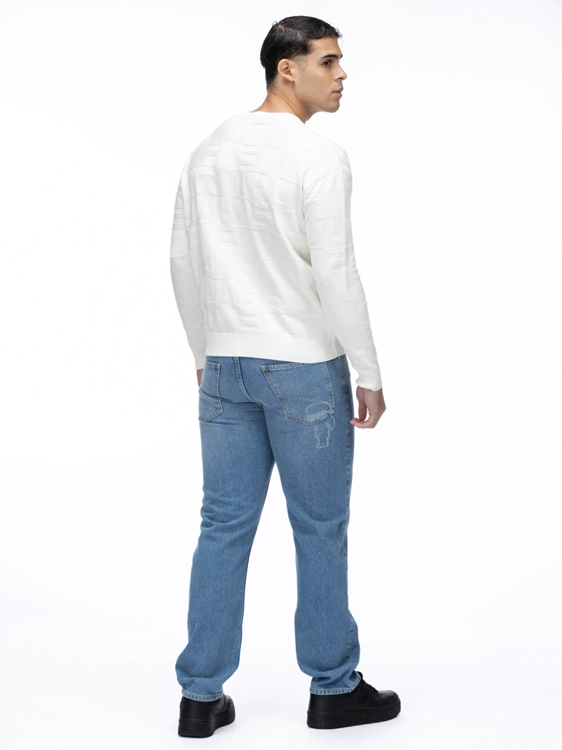 SWEATER EN JACQUARD DE LOGO K - 3