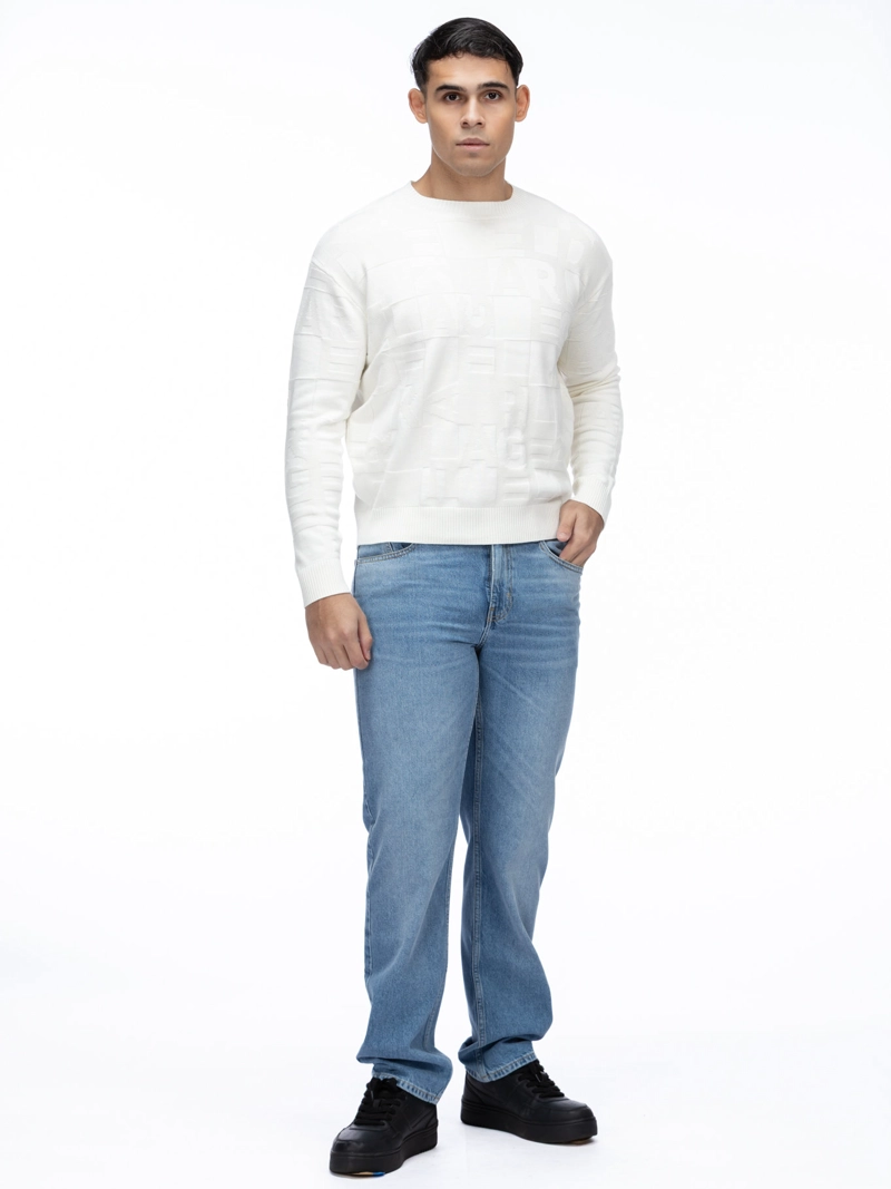 SWEATER EN JACQUARD DE LOGO K - 4