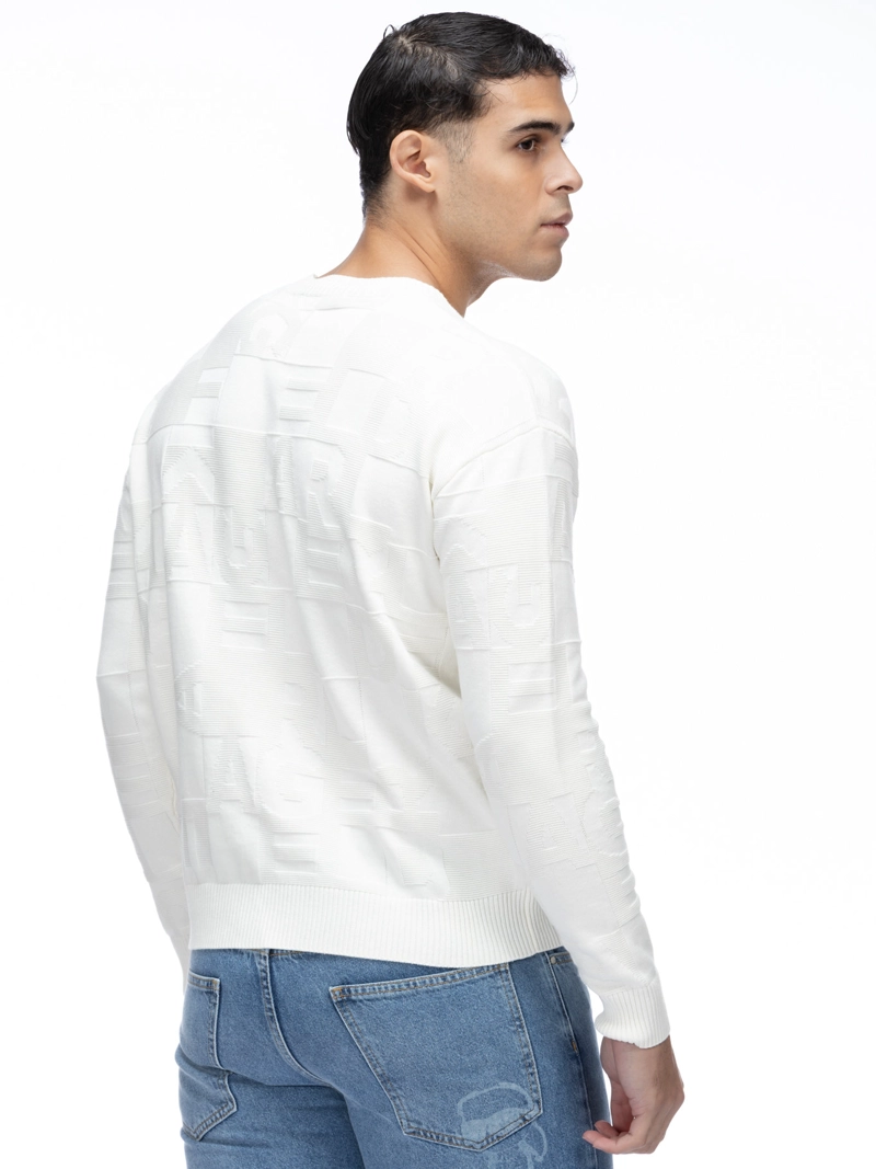 SWEATER EN JACQUARD DE LOGO K - 5