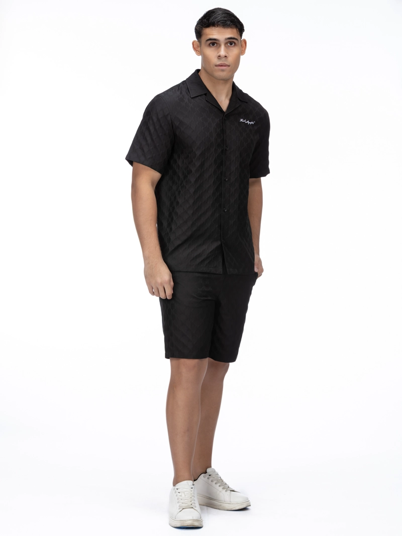 CAMISA DE MANGA CORTA EN JACQUARD - 2