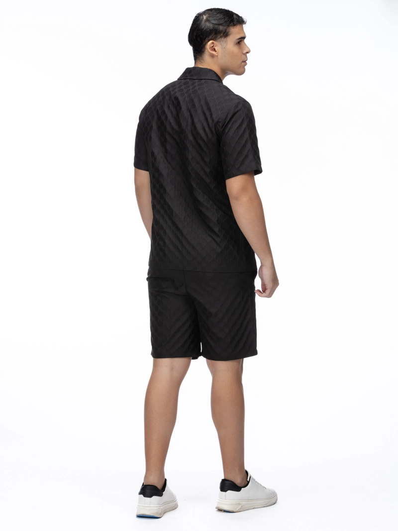 CAMISA DE MANGA CORTA EN JACQUARD - 3