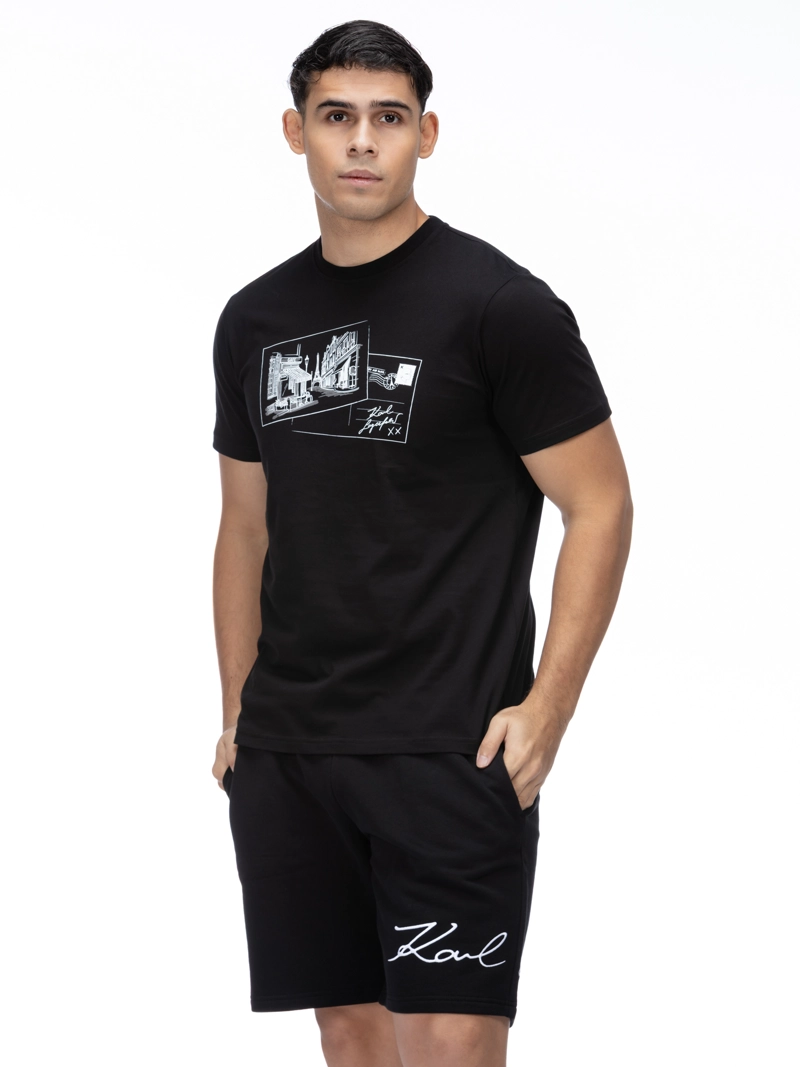POLERA CON ESTAMPADO DE POSTAL DE PARIS - 1