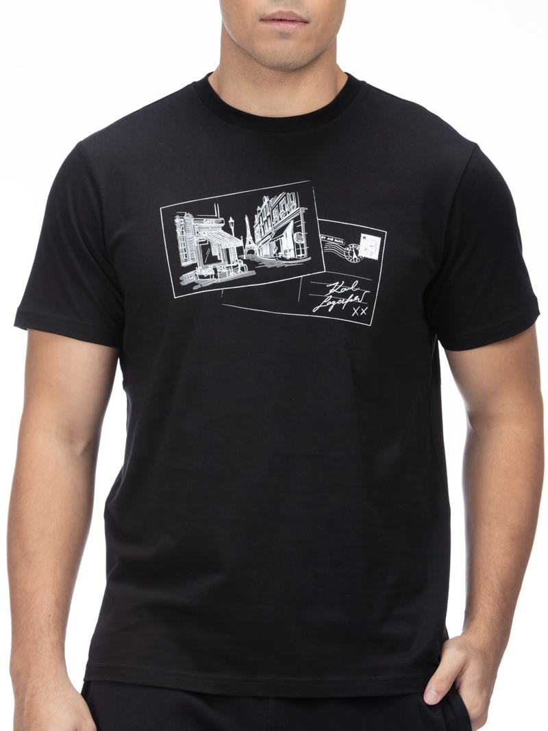 POLERA CON ESTAMPADO DE POSTAL DE PARIS - 5