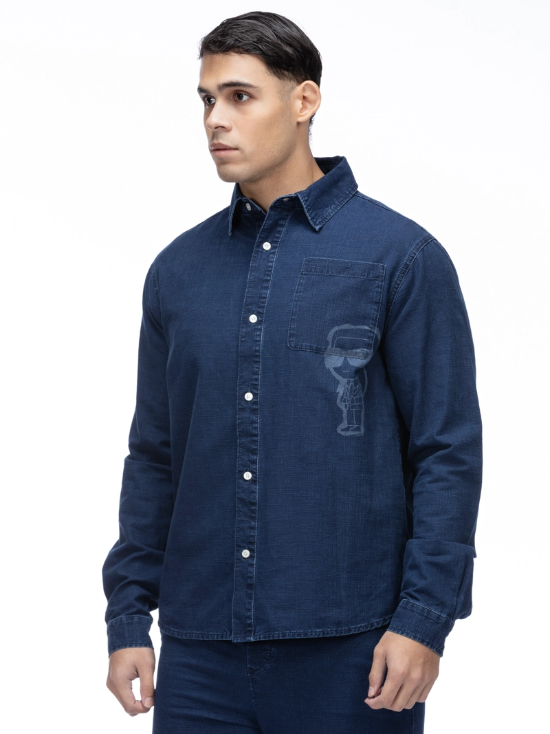 CAMISA DE MANGA LARGA IKON CHAMBRAY - 1