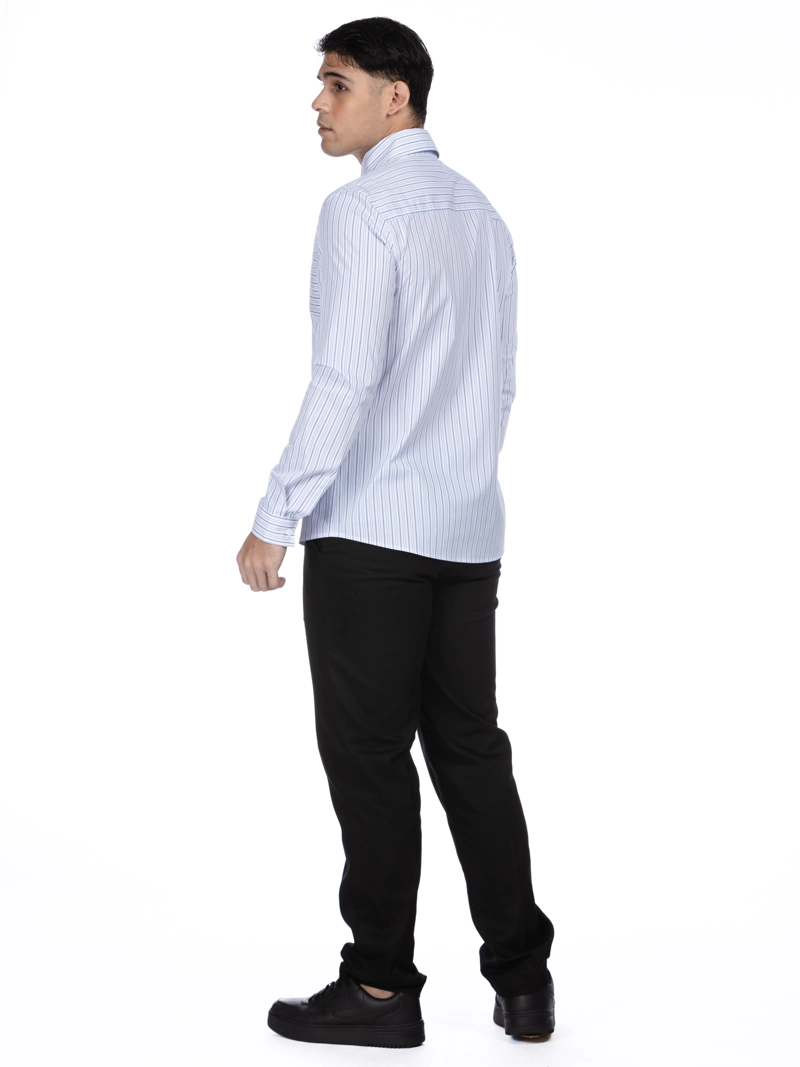CAMISA MANGA LARGA A RAYAS - 3