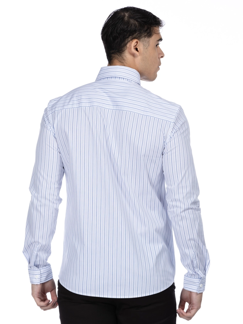 CAMISA MANGA LARGA A RAYAS - 4