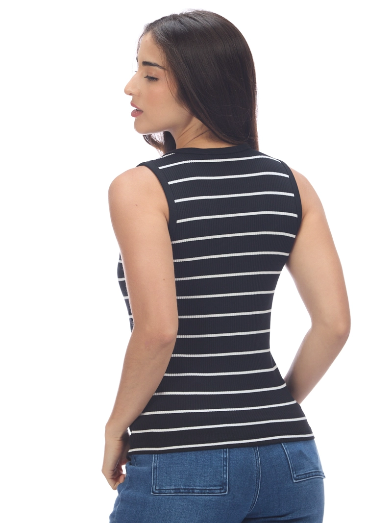 POLERA SIN MANGAS A RAYAS IKON - 4