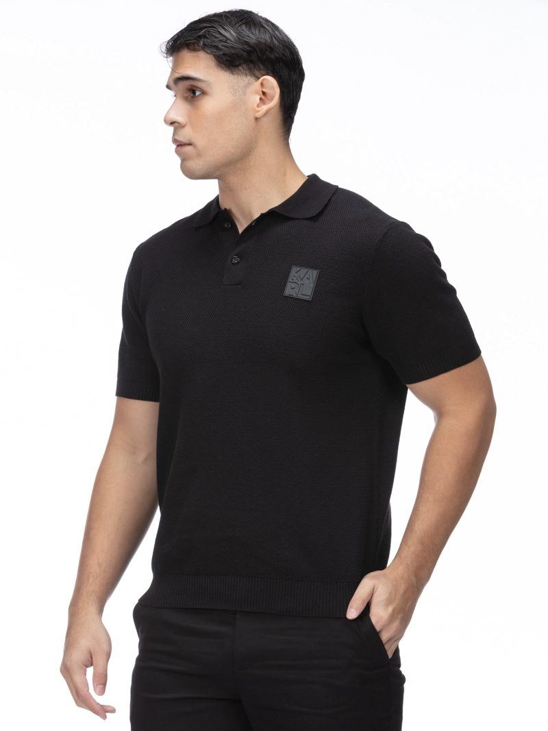 POLO DE PUNTO CON PARCHE DE GOMA - 1
