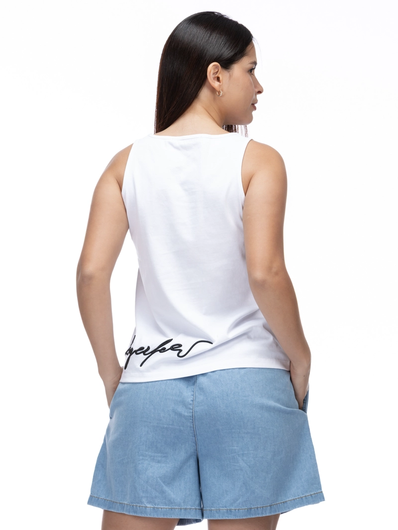 POLERA SIN MANGAS CON LOGO - 4