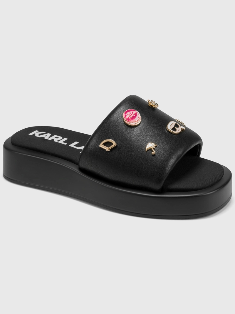 SANDALIAS OPAL MACARON CON APLIQUES METALICOS - 1