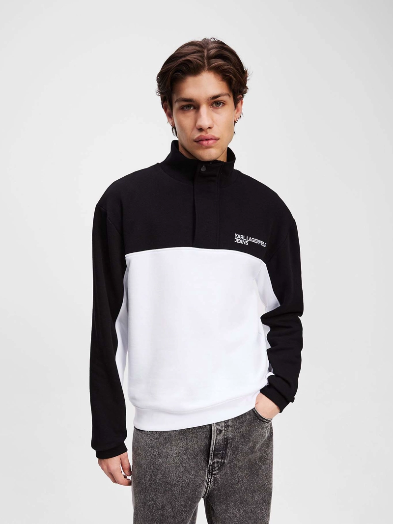 POLERON COLOUR BLOCK CON CREMALLERA - 1
