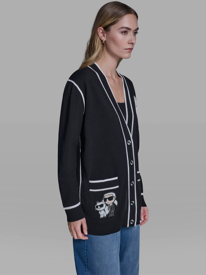 CARDIGAN CON BOTONES Y PARCHES - 2