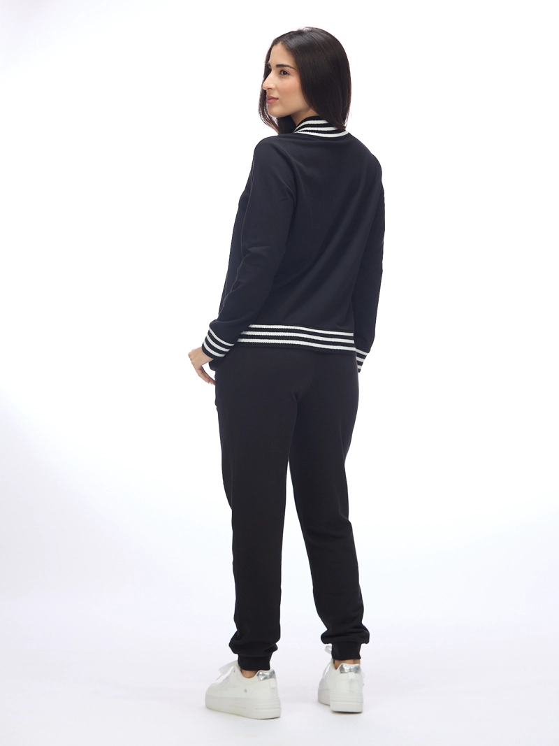SWEATER CON CUELLO EN V PARCHE CHOUPETTE - 3