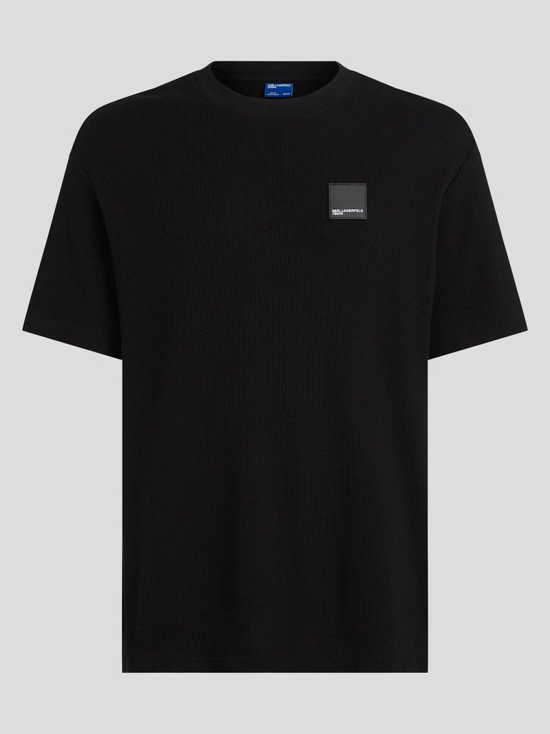 POLERA WAFFLE CON INSIGNIA - 5