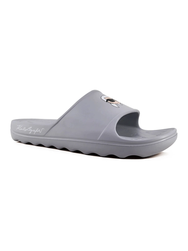 SANDALIAS EN EVA CON LOGO DE KARL - 1