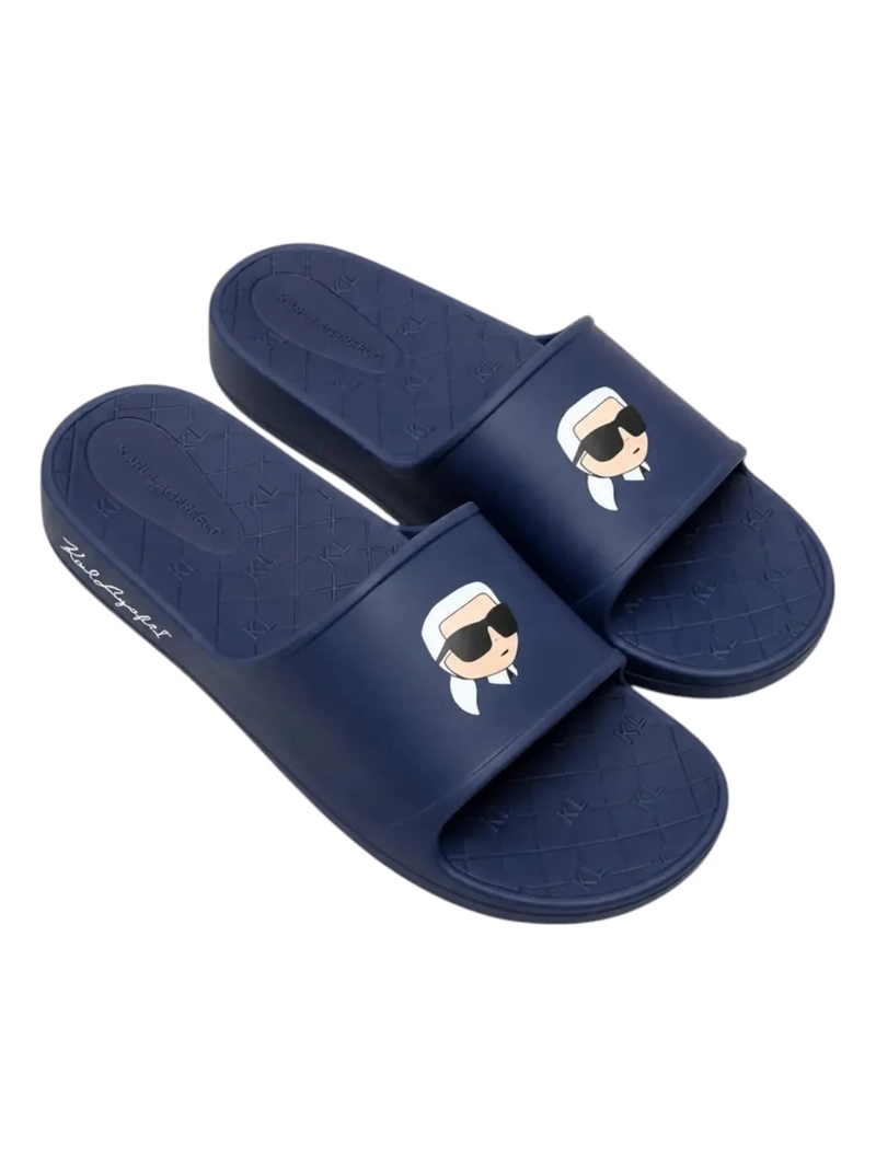 SANDALIAS EN EVA CON LOGO DE KARL - 1