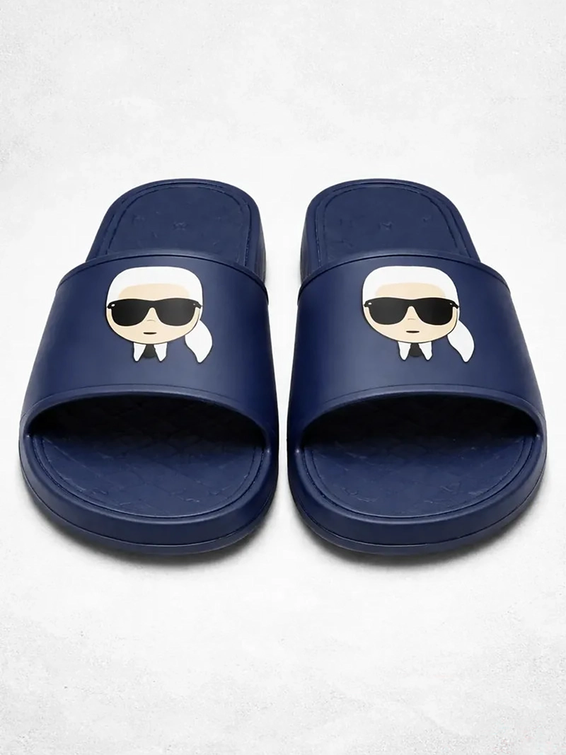 SANDALIAS EN EVA CON LOGO DE KARL - 4