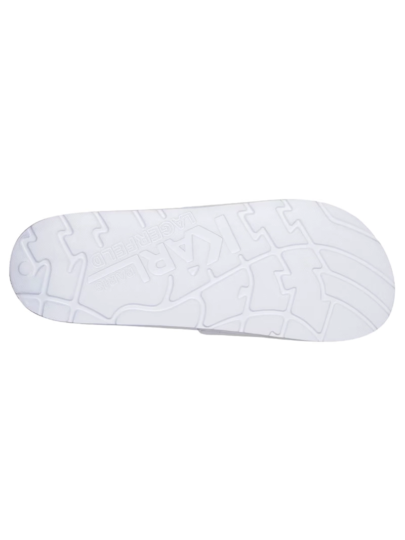 SANDALIAS SLIDE CON GRAFICO DE KARL - 5