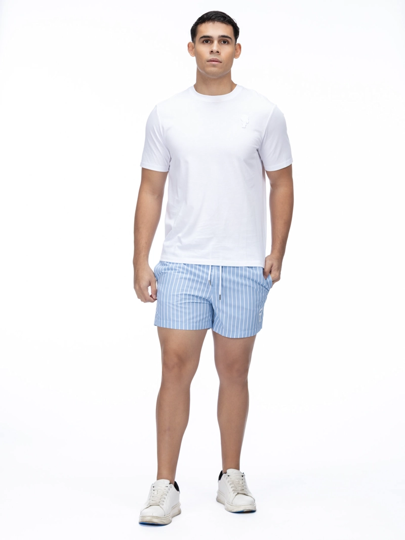 TRAJE DE BAÑO CON ESTAMPADO A RAYAS - 2