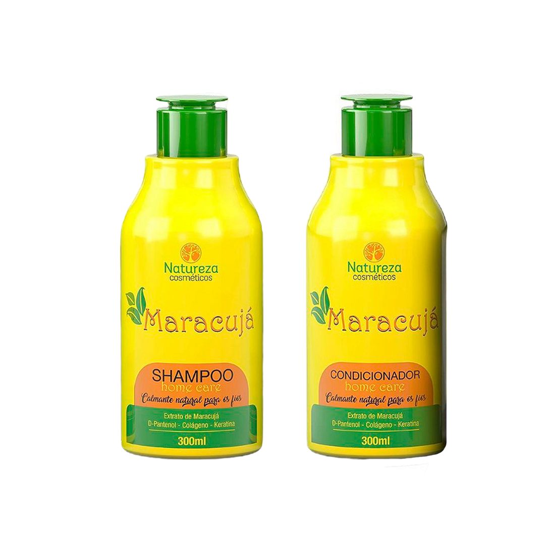 KIT SHAMPOO Y ACONDICIONADOR MARACUYA 300ML - NATUREZA - 1