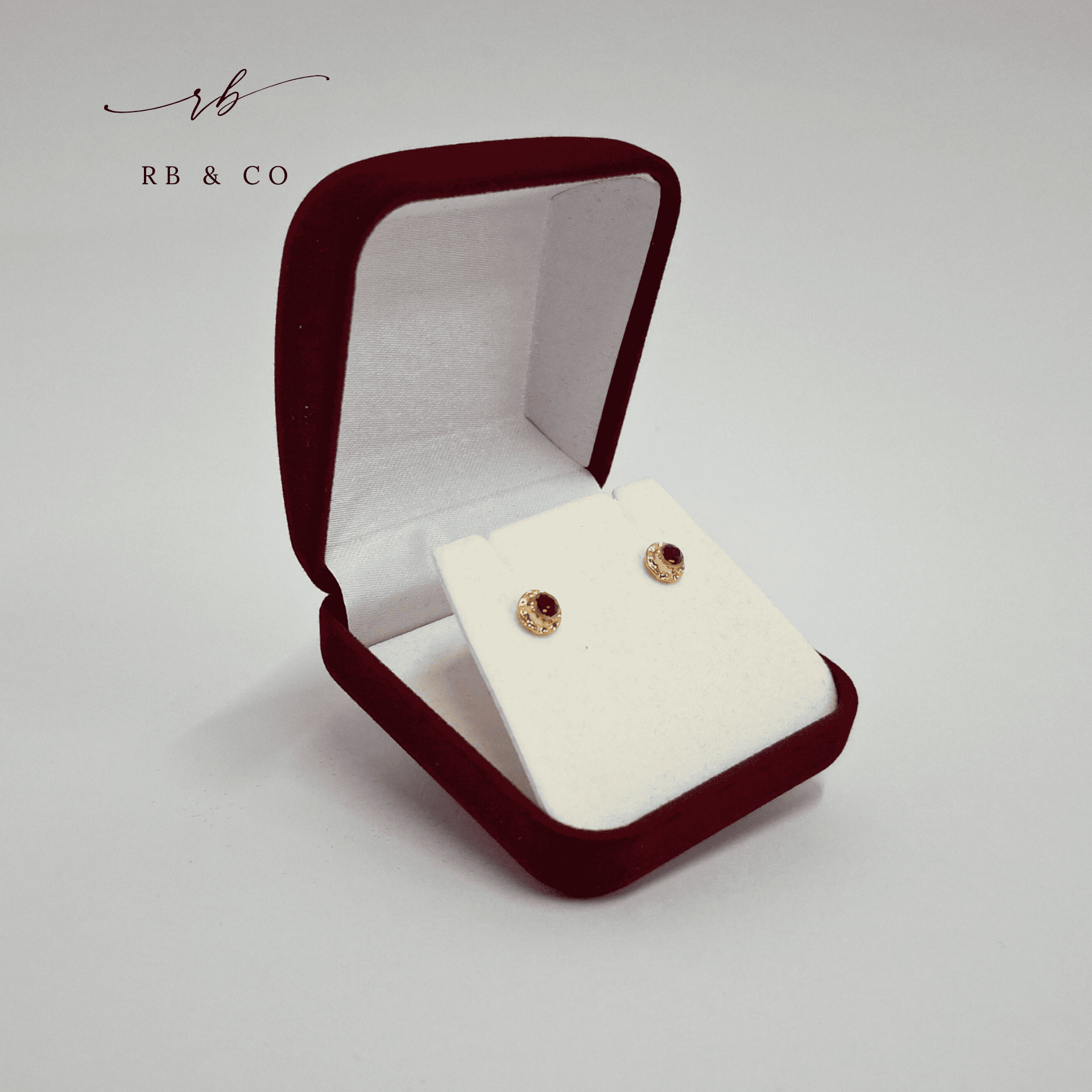 Aros abridores para bebé y niña de oro 14k modelo piedra de circón blanco - 2