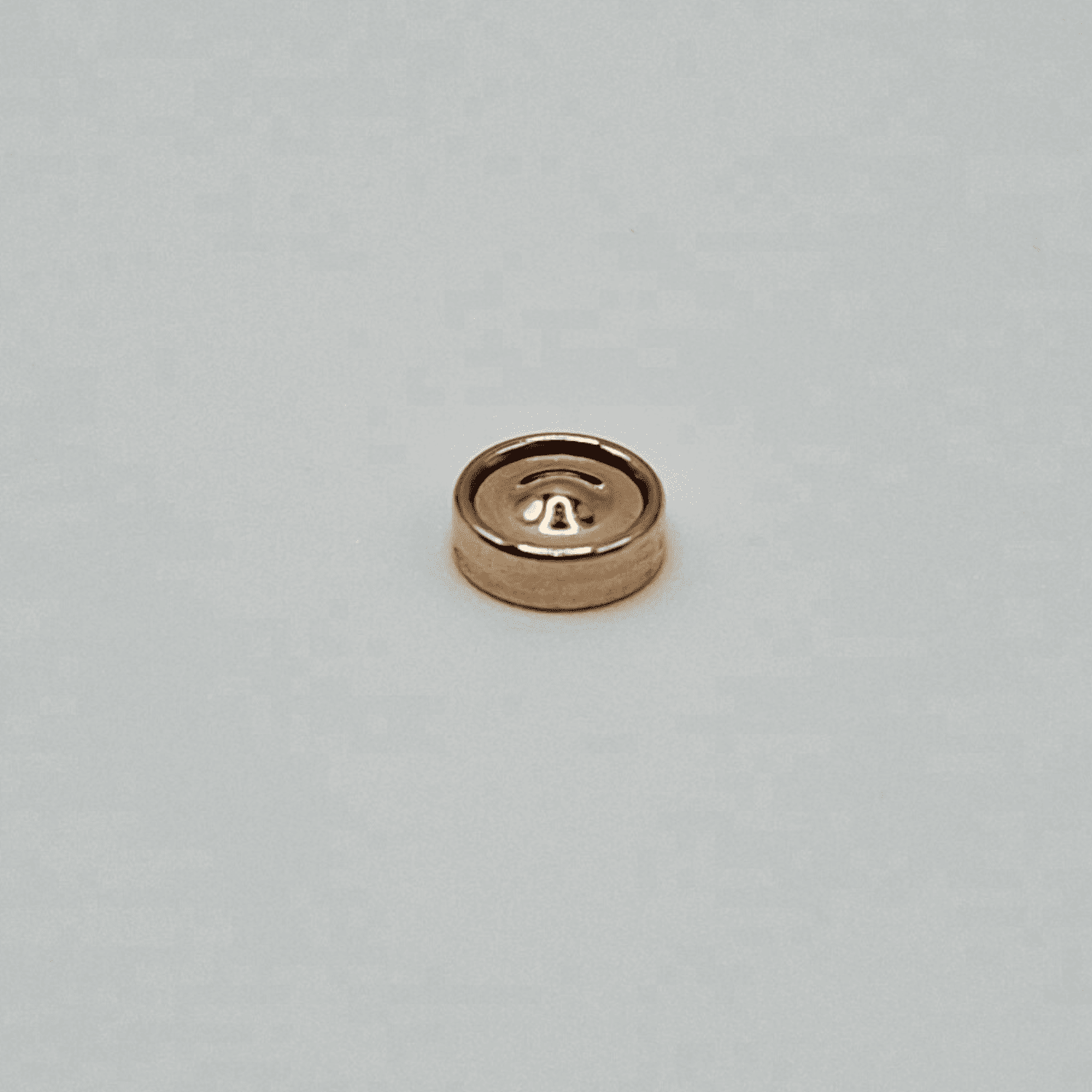 Tope (tornillo) aro abridor de bebé y niña para repuesto laminado en oro 18k - 1