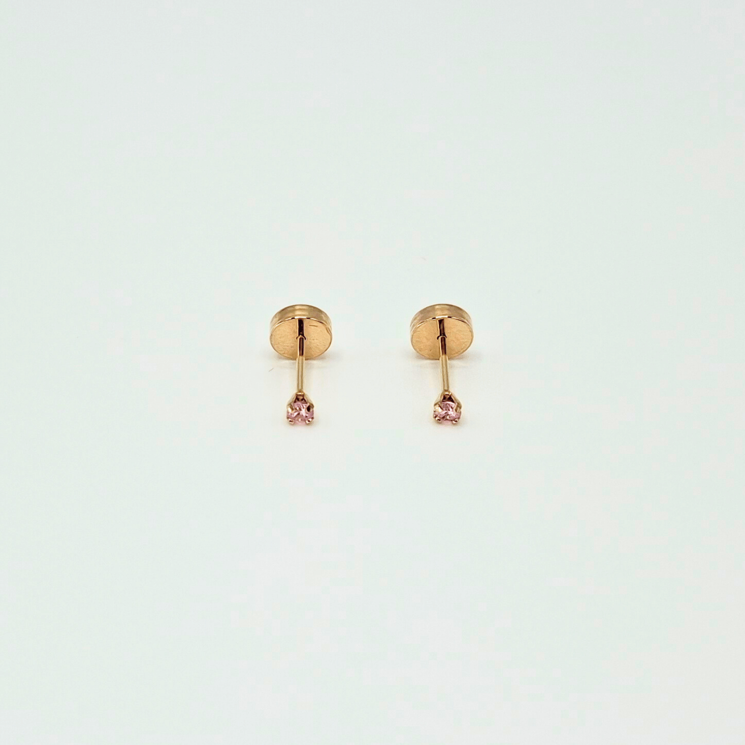 AROS ABRIDORES PARA BEBÉ Y NIÑA, MODELO GRIFA P ROSA, ORO 18K - 2
