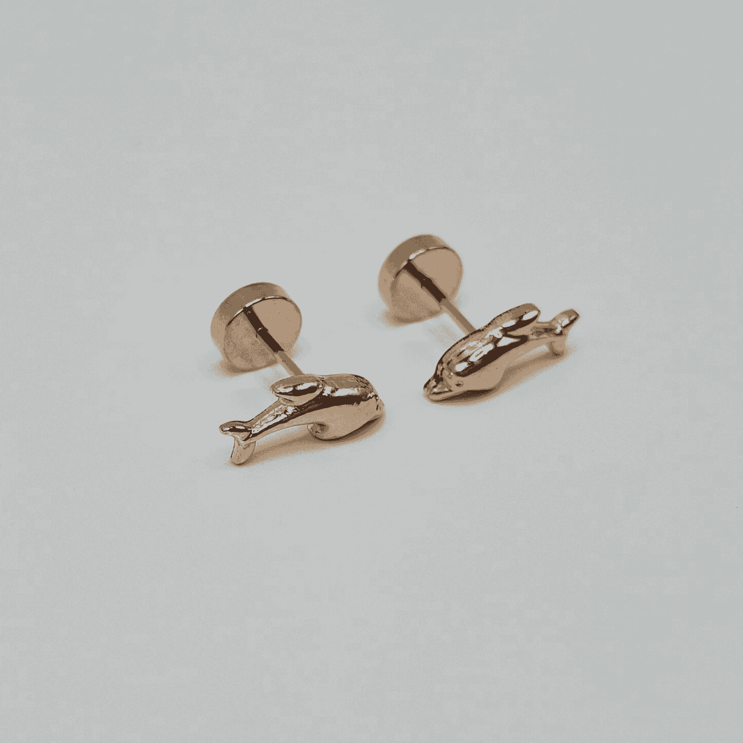 AROS ABRIDORES PARA BEBÉ  Y NIÑA DE ORO 14K MODELO DELFÍN - 5