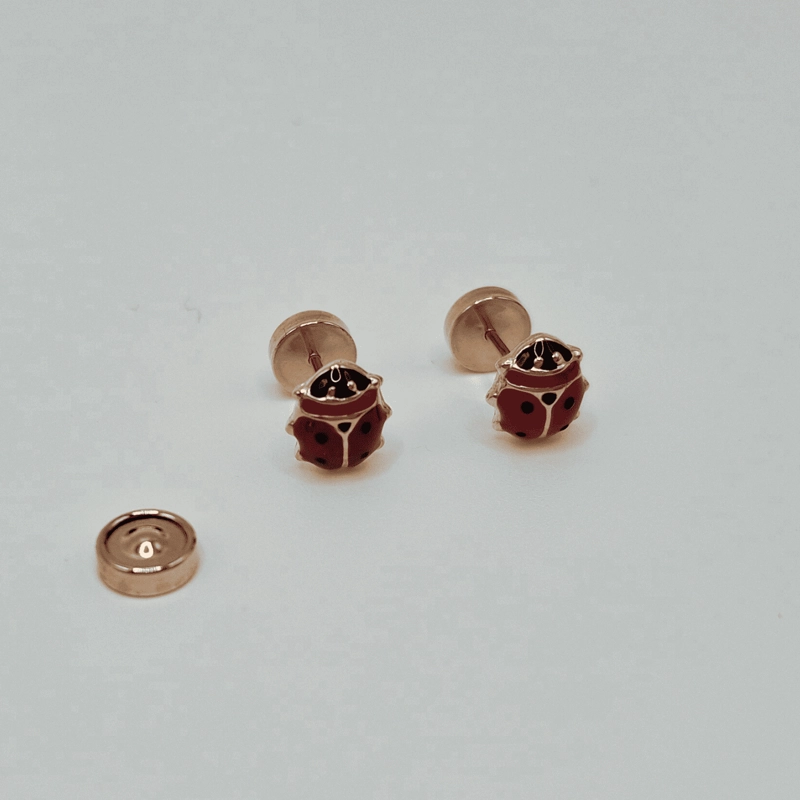 AROS ABRIDORES PARA BEBÉ  Y NIÑA DE ORO 14K MODELO CHINITAS. - 5