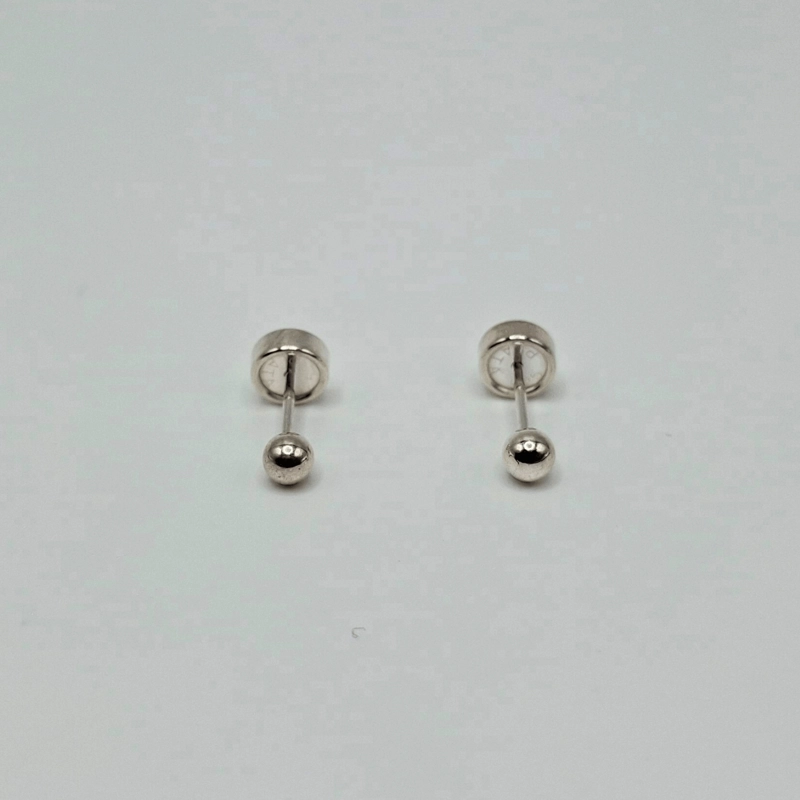 AROS ABRIDORES BOLITA DE PLATA 2MM - 3