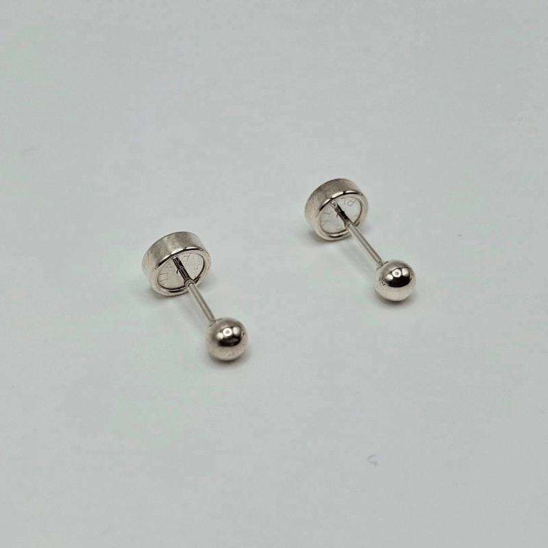 AROS ABRIDORES BOLITA DE PLATA 2MM - 4