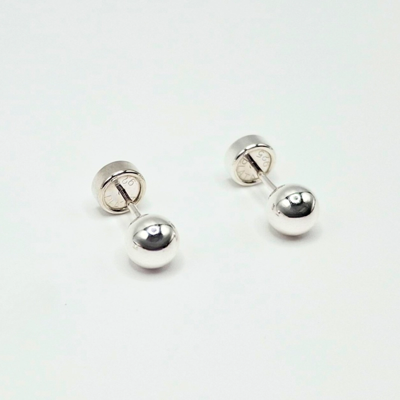 AROS ABRIDORES BOLITA DE PLATA 5 MM - 1