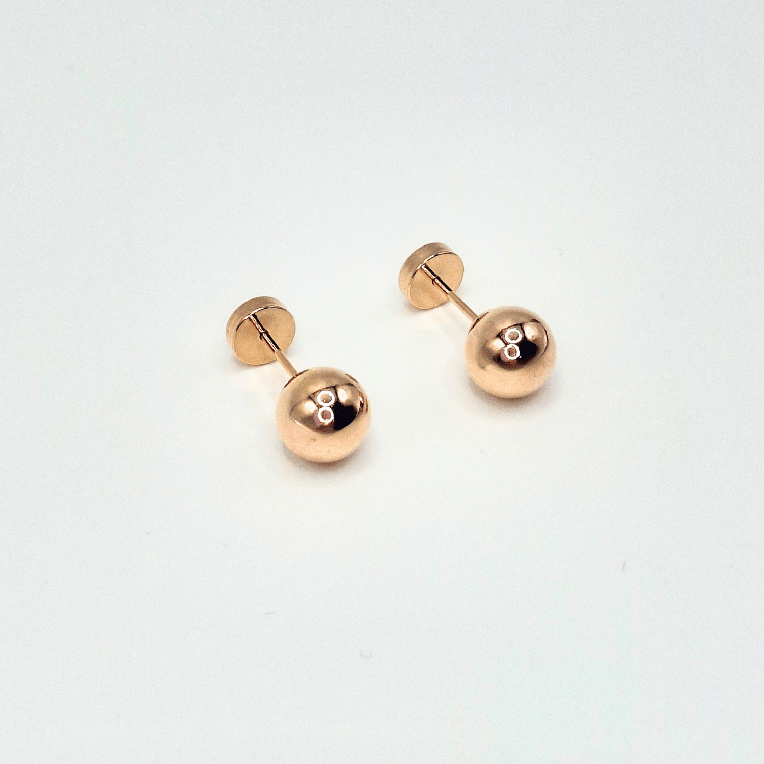 AROS ABRIDORES PARA BEBE  LAMINADOS EN ORO 20K MODELO BOLITA 6,5MM - 2