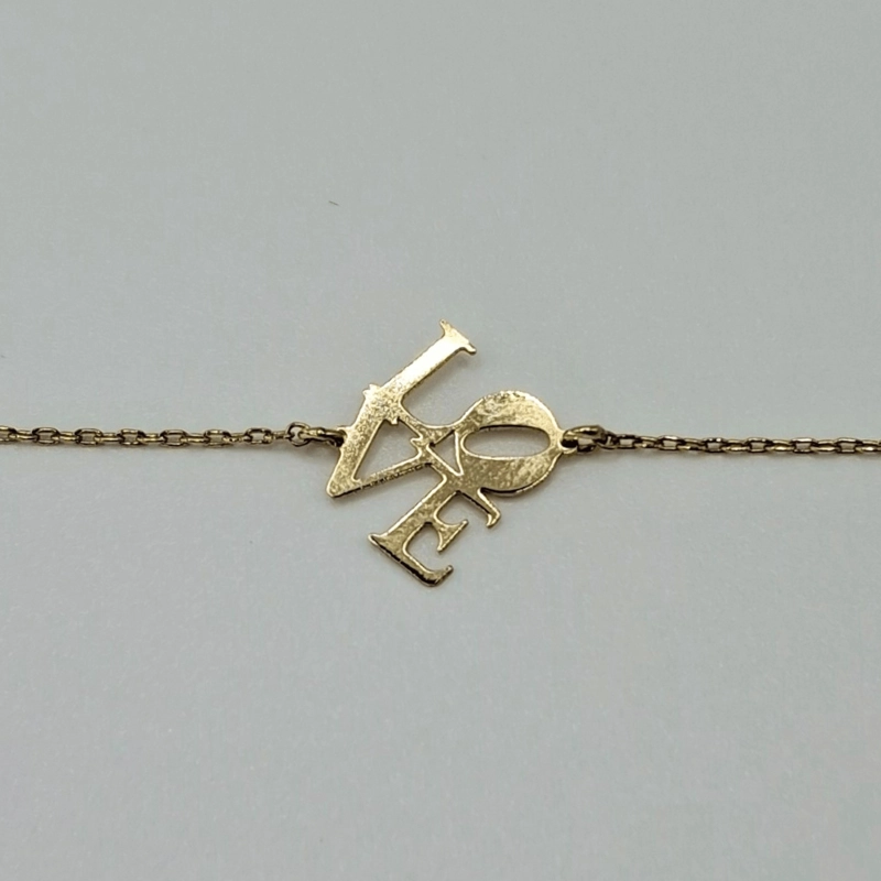 PULSERA LOVE/AMOR,  18K ORO AMARILLO ITALIANO - 1