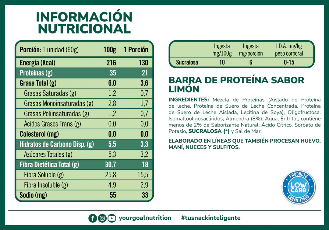 YOURGOAL TWENTY CHOCOLATE FUDGE 12 UNIDADES - 5