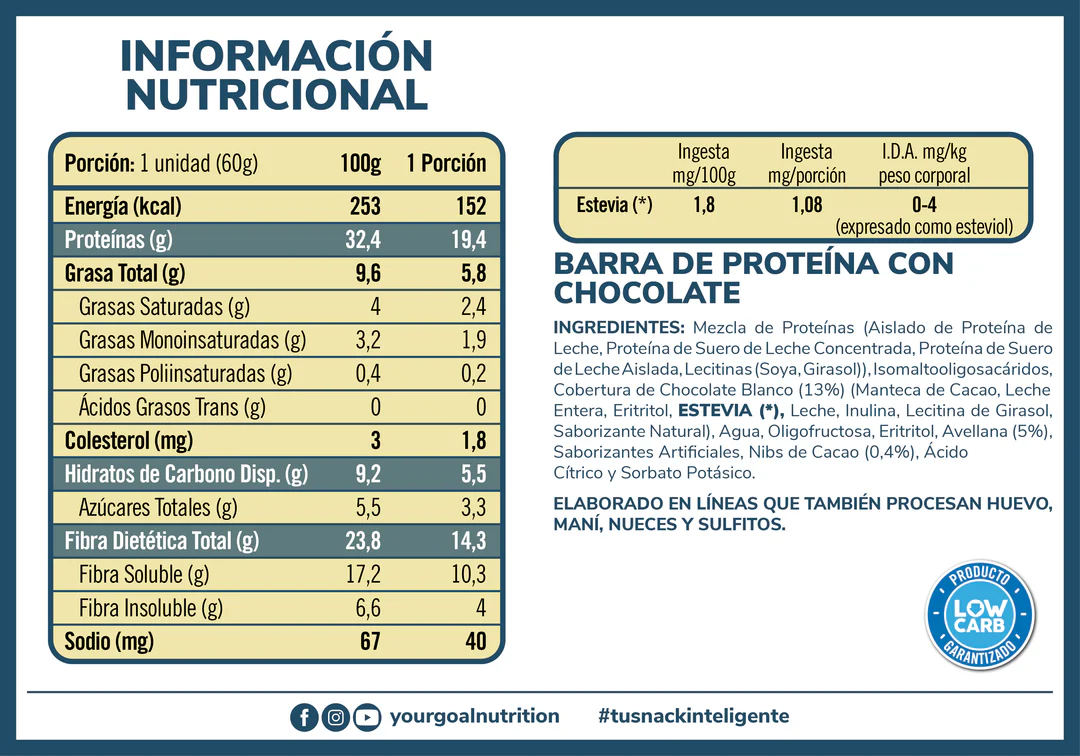 YOURGOAL TWENTY CHOCOLATE FUDGE 12 UNIDADES - 5