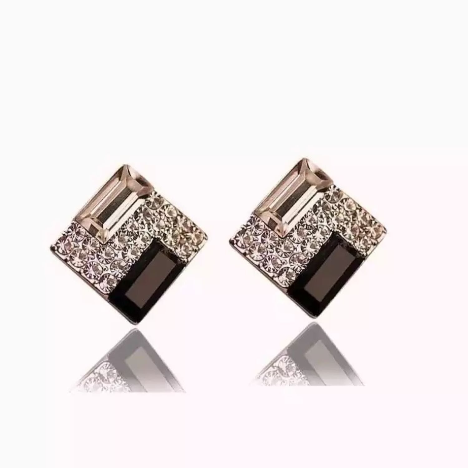 AROS PENDIENTES DISEÑO CUADRADO - 1