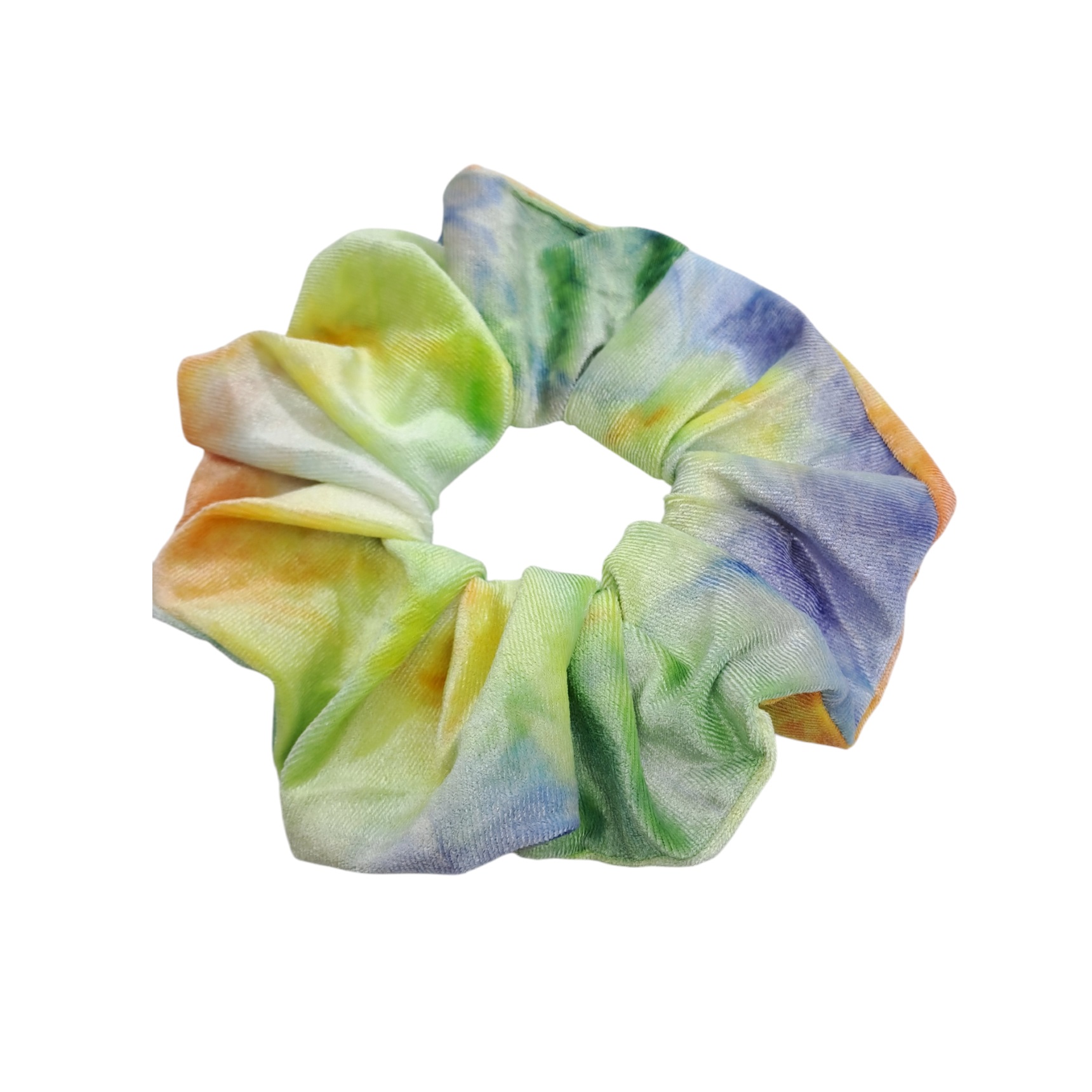 SCRUNCHIE COLET XL PLUSH  COLOR AMARILLO - 2